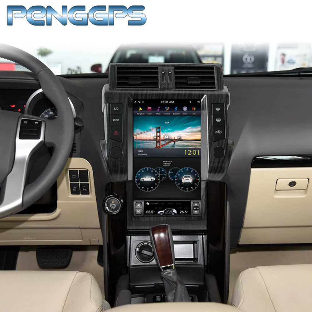13,6 дюймов ips автомобильный Android gps навигатор для Toyota Land Cruiser Prado 150 2010-2013 dvd-плеер 1080P видео мультимедиа головное устройство
