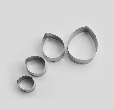 4 шт./компл. резак для печенья из нержавеющей стали с розами и зелеными листьями 3D