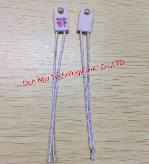 10pcsRH/Tf 95 115 125 130 135 150 230 градусов Цельсия 15A 250V Температура предохранитель тепловые
