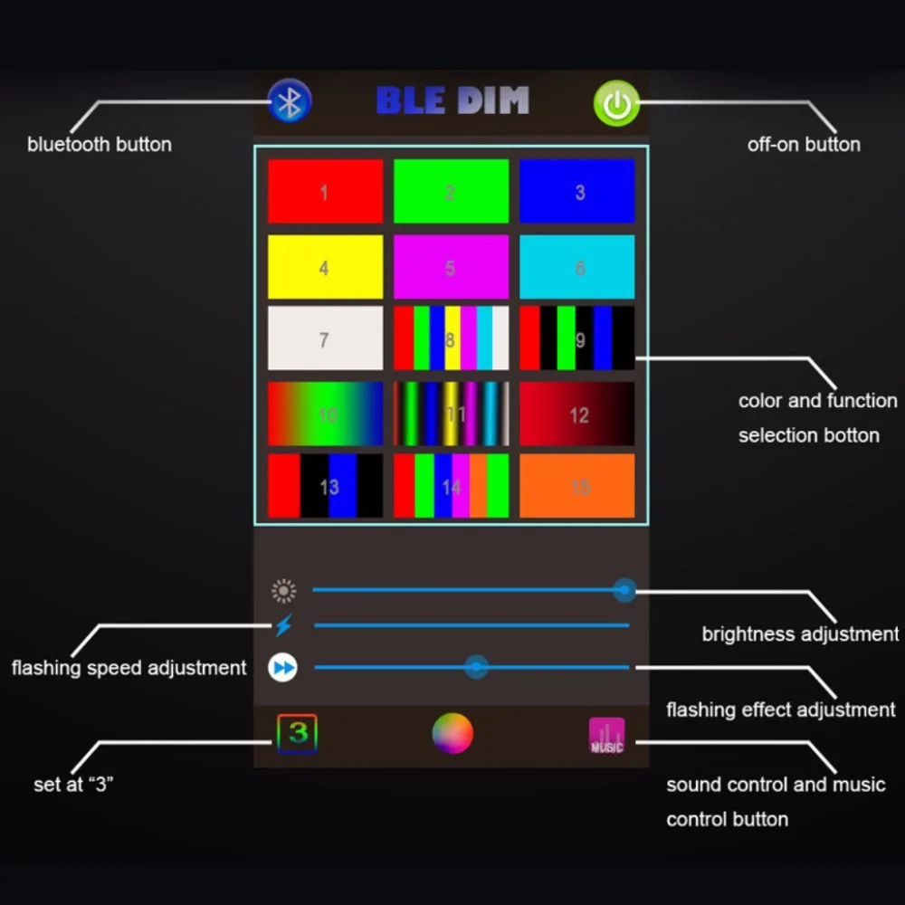 Niscarda 2 шт. H4 H1 H3 H7 H8 H11 9005 9006 80 Вт светодиодные лампы для авто RGB фар комплект телефон приложение bluetooth Управление лампы