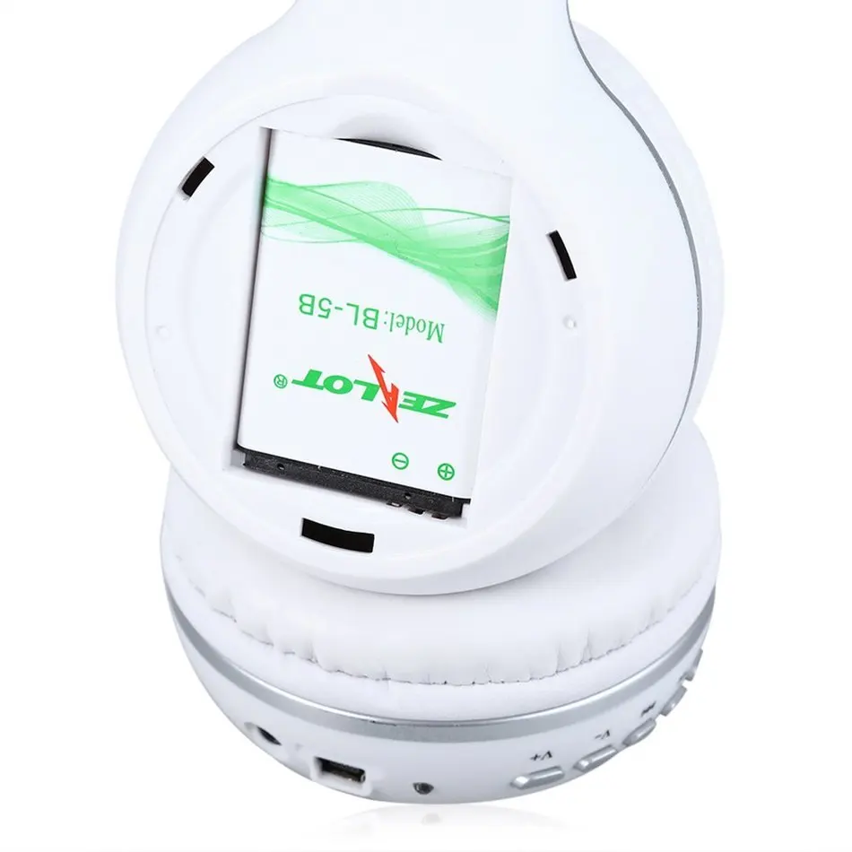 Newest Zealot B570 LED Display Screen Wireless Stereo Bluetooth V4.0 Headphones with FM Radio TF Card Slot Built in Microphone |