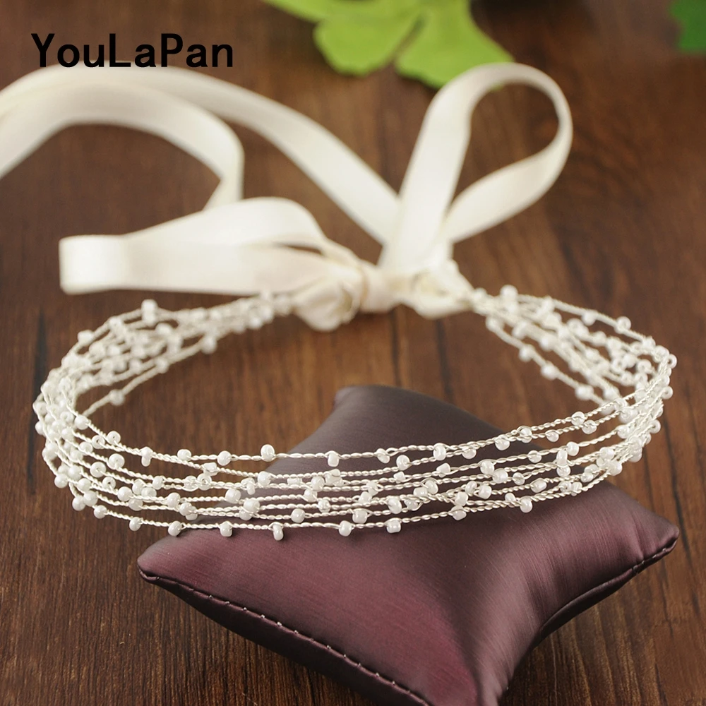 YouLaPan SH28-S Западный пояс с жемчугом vintagel ремни для свадебных платьев тонкий пояс невесты серебряные свадебные ленты Пояски бисерный пояс