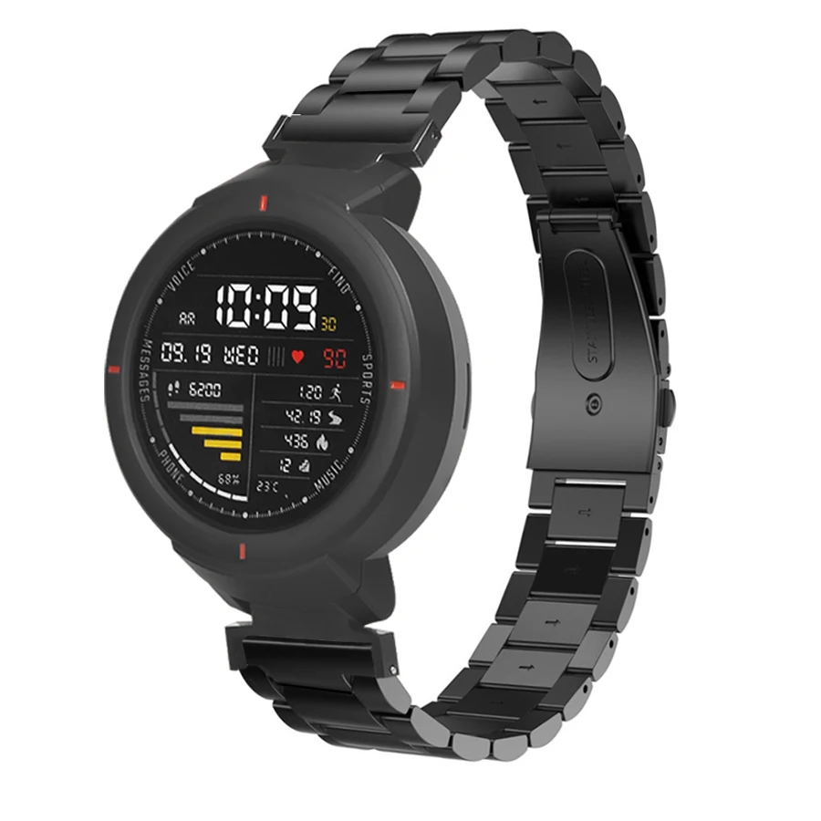 Браслет для смарт часов Amazfit Verge металлический браслет из нержавеющей стали Huami