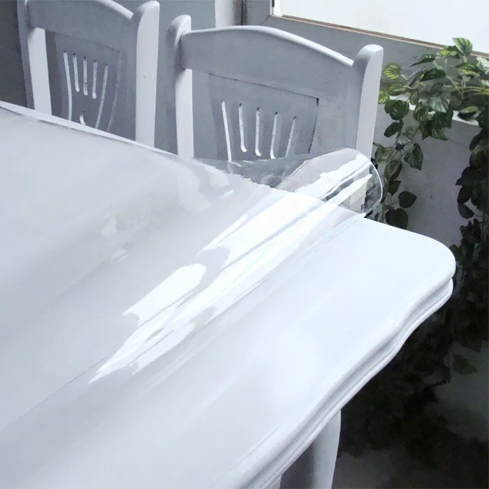 SM 1.5mm 60cm*60cm Customization made Transparent plastic PVC tablecloths soft glass pvc table covers free shipping | Дом и сад