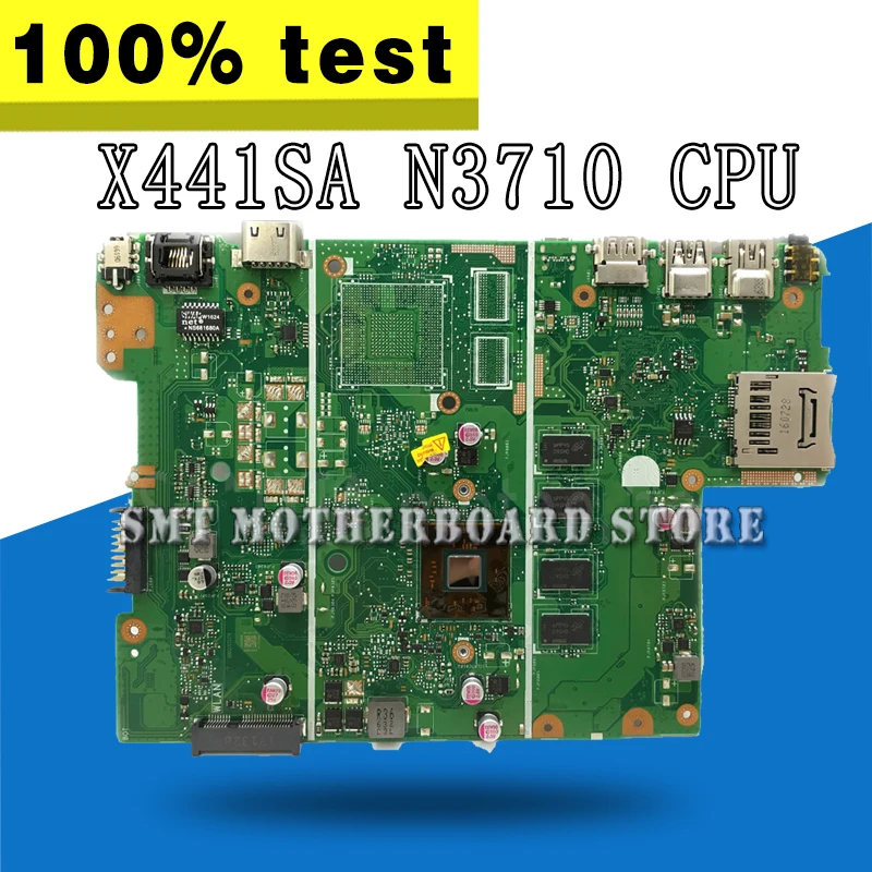 X441SA Motherboard N3710 CPU 4GB RAM REV 2.1 For Asus X441SC X441S a441S Laptop motherboard X441SA Mainboard X441SA Motherboard
