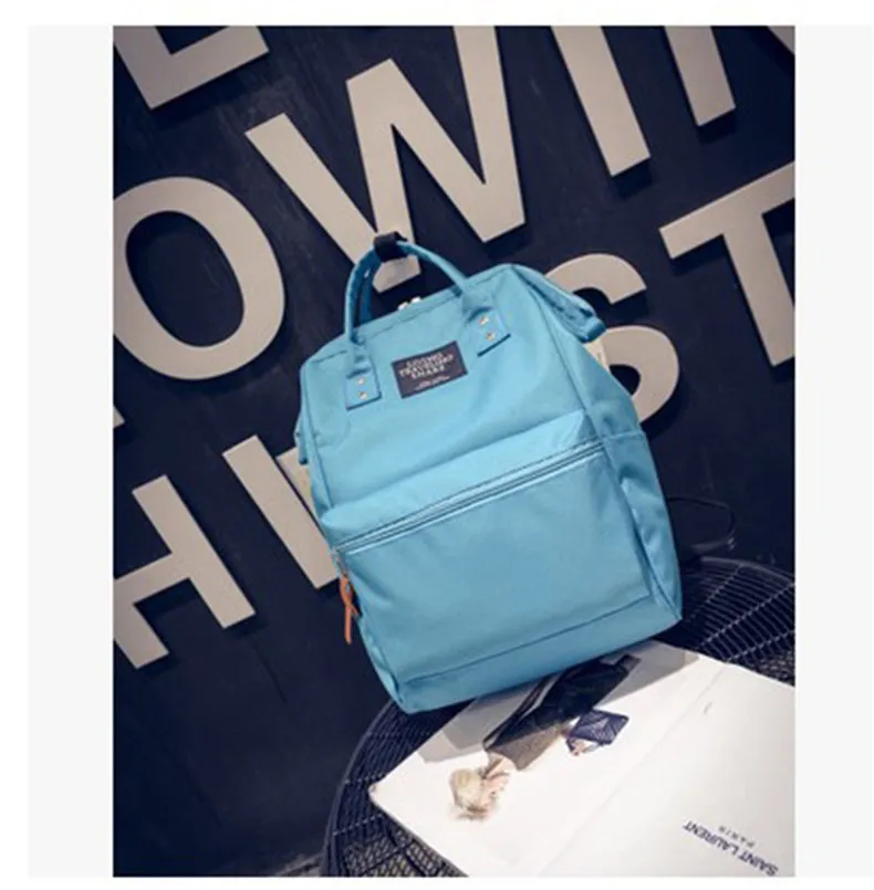 sky blue Модные женские рюкзаки, женская школьная сумка высокого качества для девочек-подростков, рюкзак для путешествий, рюкзак для путешествий, Mochila Infantil - Цвет: sky blue