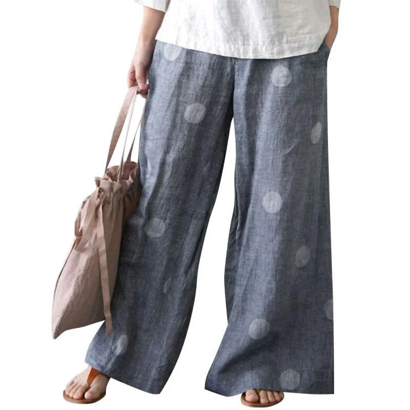 Женские брюки женские пляжные летние широкие в стиле бохо стильные длинные для