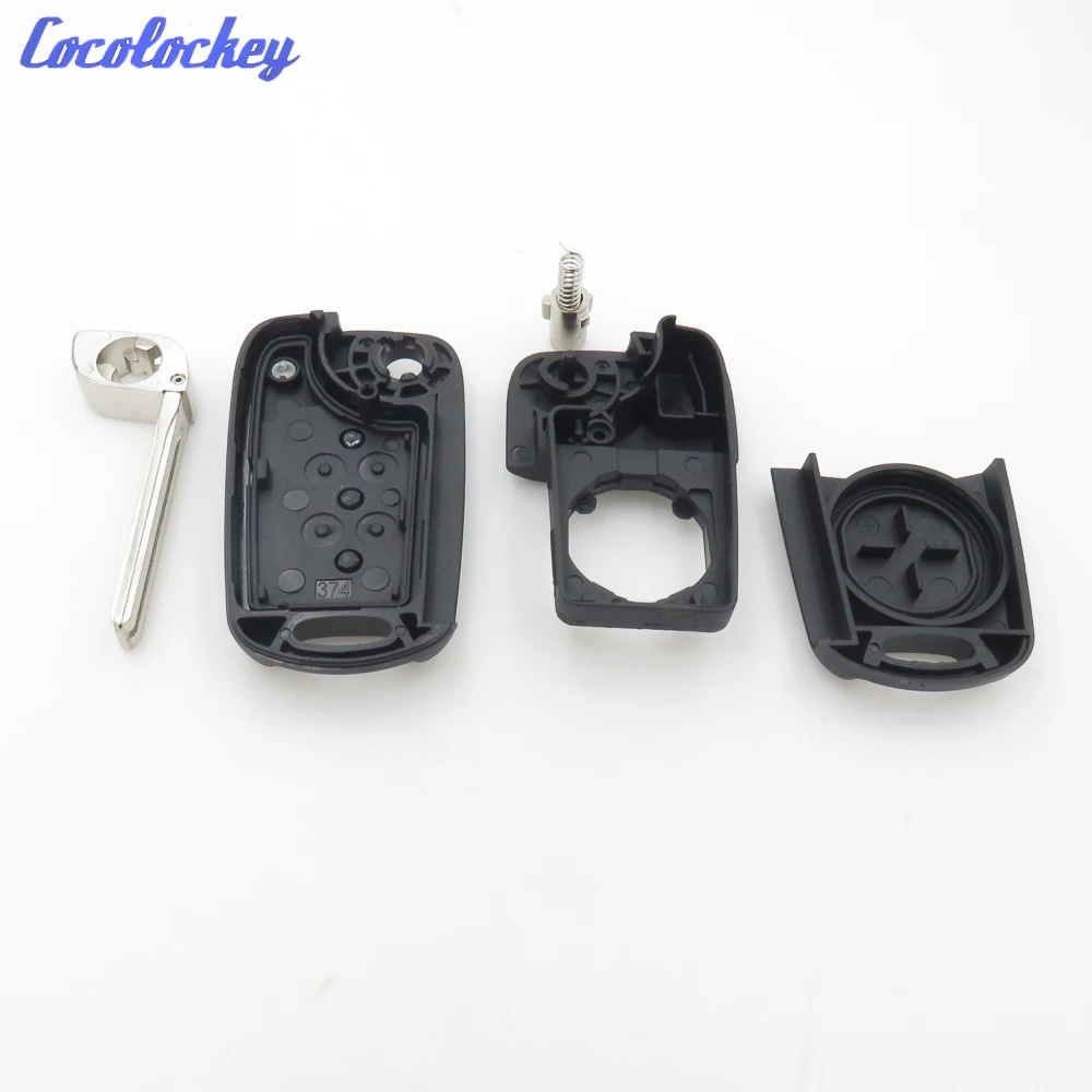 Cocolockey складной дистанционный ключ для hyundai I30 IX35 Kia K2 K5 3 кнопки записи Fob Авто Запчасти для авто без логотипа