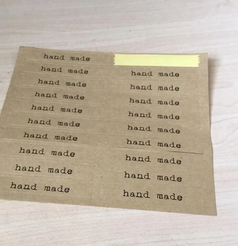 100 шт. самоклеящиеся наклейки с краями для рукоделия|hand made|stickers diystickers kraft label |