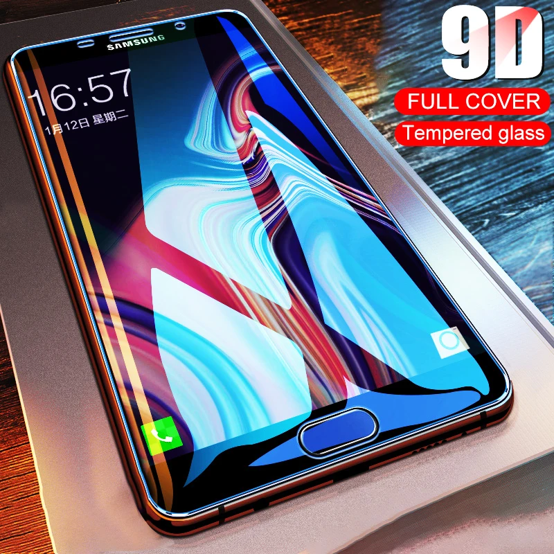 9D закаленное Стекло для samsung Galaxy J6 плюс J8 J7 2018 Pro Duo премьер 2 Prime2 J6Plus чехол полное
