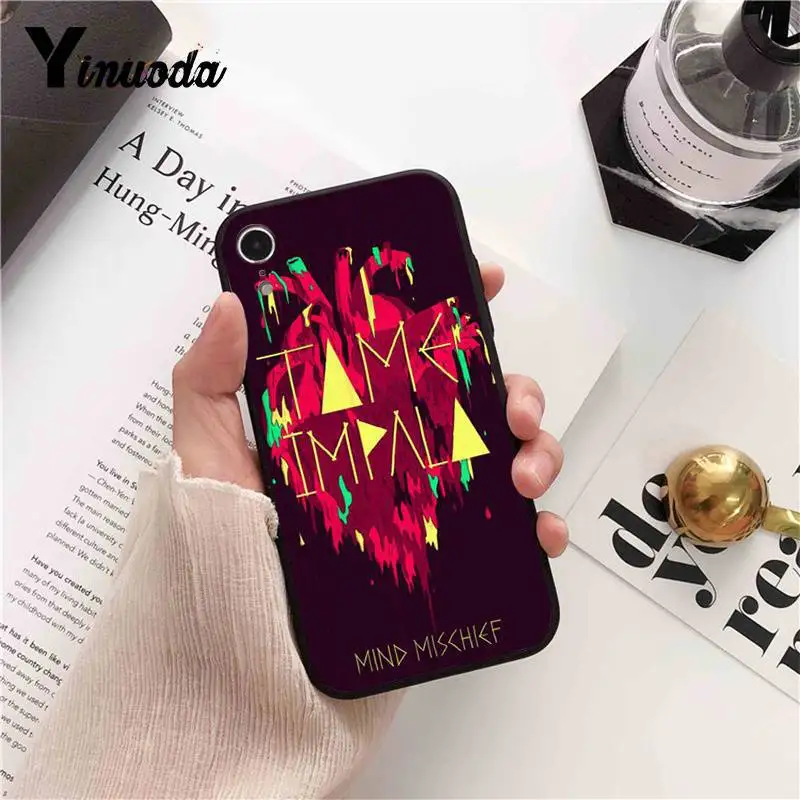 Yinuoda Tame Impala мягкий черный чехол для телефона для iPhone 8 7 6 6S Plus 5 5S SE XR X XS MAX 11 11pro 11promax Coque Shell