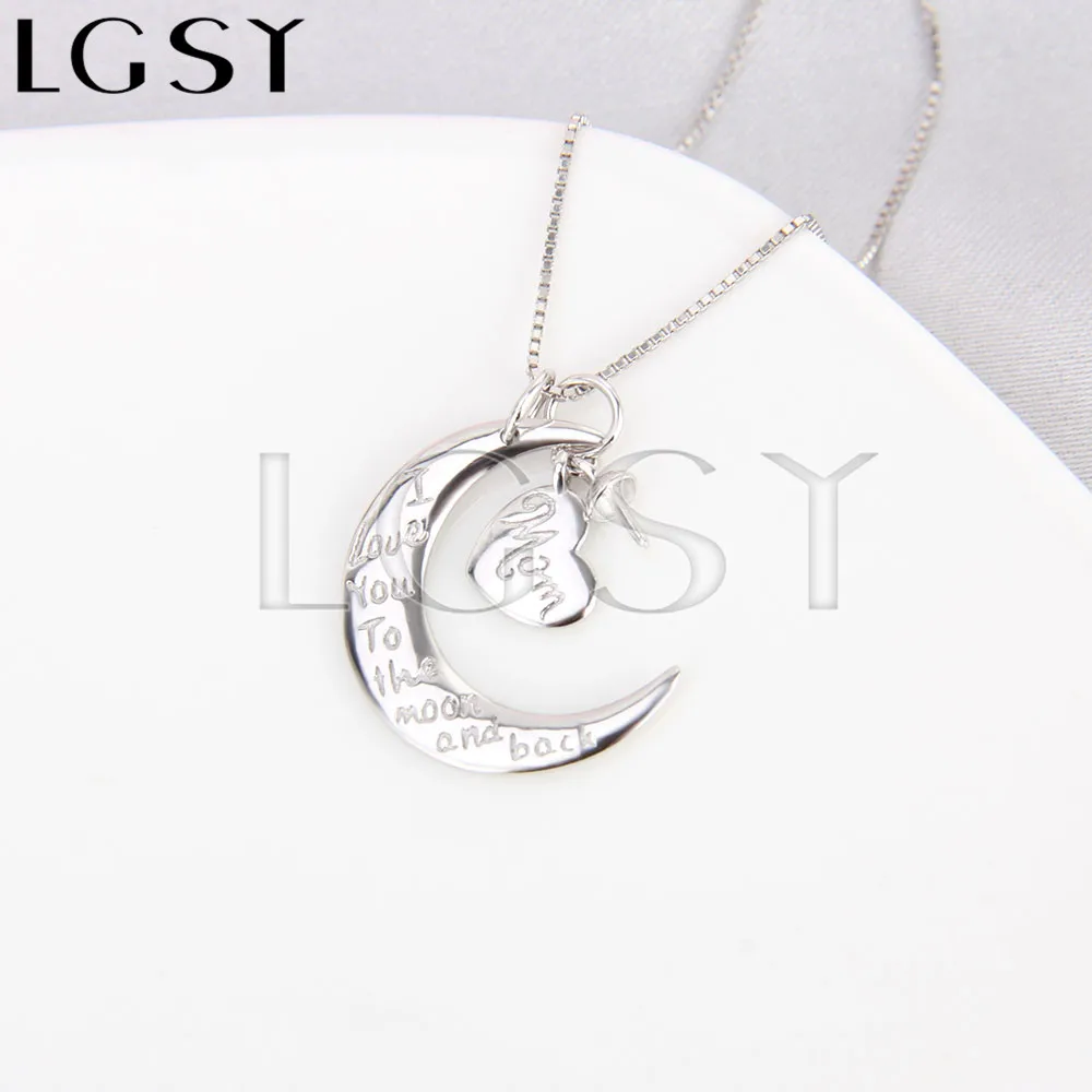 wholesale Heart and Moon Shape Pendant Fittings 925 sterling silver pearl pendant fitting 3pcs | Украшения и аксессуары