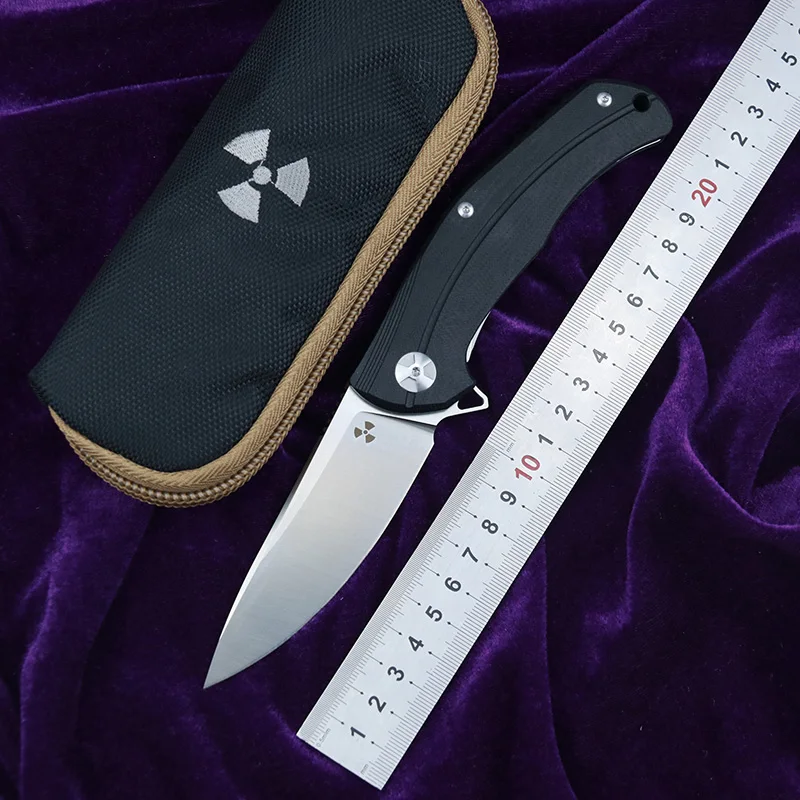 LEMIFSHE JK3215 G10 Флиппер D2 стальное лезвие + стальная ручка для отдыха на открытом
