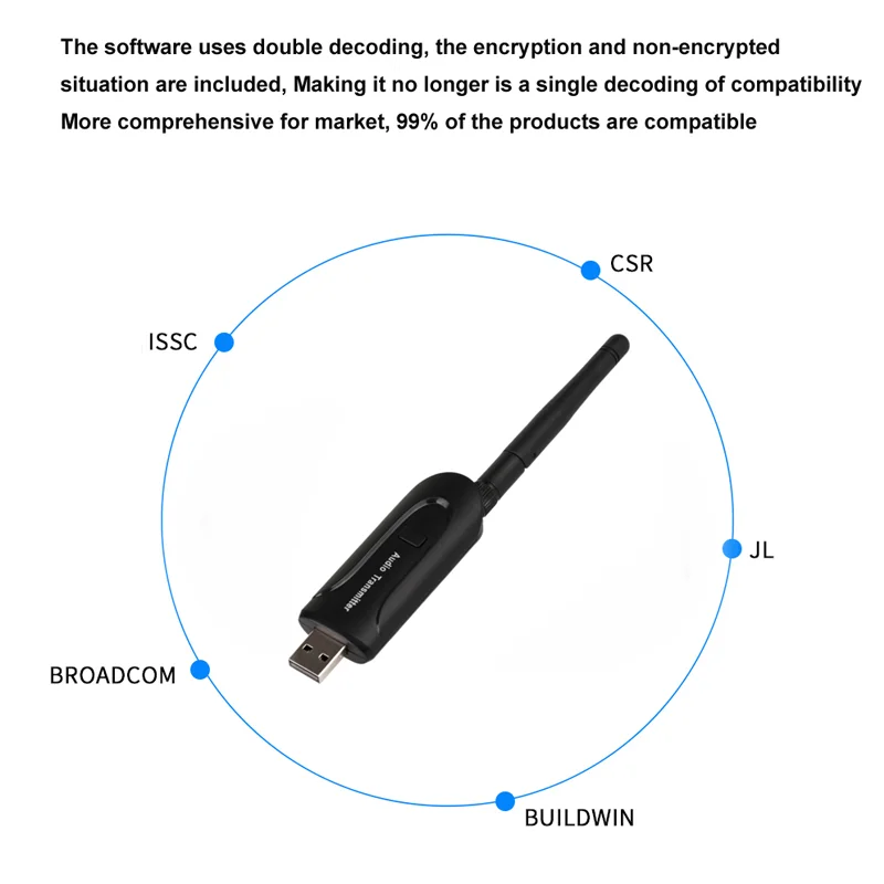 Беспроводной bluetooth передатчик аудио 3.5 мм Jack Dongle Bluetooth адаптер для ТВ портативных