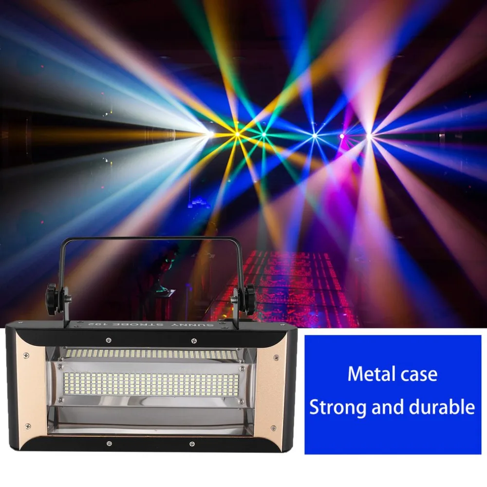Stage Lamp LED Sun 192 Flash Light KTV Bar Table lamp Dance Special Effects for Wedding Christmas Halloween | Лампы и освещение