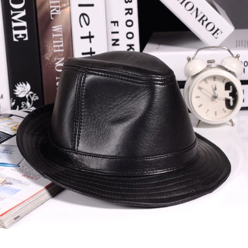 Зимние головные уборы из натуральной кожи для мужчин/женщин британские