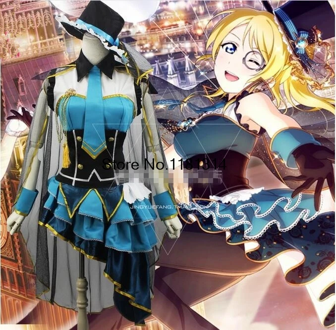 Отлично! Костюм для косплея Love Live Ayase Eli|cosplay love live|cosplay costumelove live |