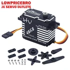 JX BLS-HV7146MG 46 кг полный ЧПУ Алюминиевый Цифровой бесщеточный Стандартный водонепроницаемый сервопривод для 50cc до 100cc самолета
