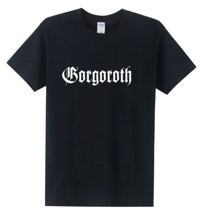 GORGOROTH футболки для мужчин рок группа Thrash Black DEATH HEAVY METAL PUNK POP Twilight of the Idols футболка|t