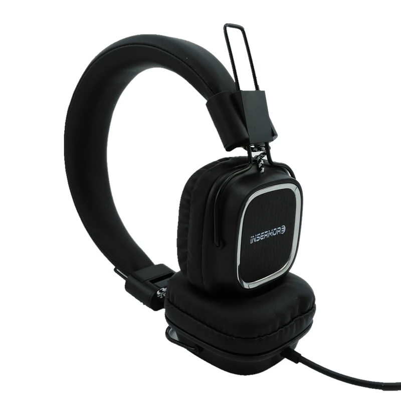 Наушники IQ4 с активным шумоподавлением и микрофоном складная головная повязка