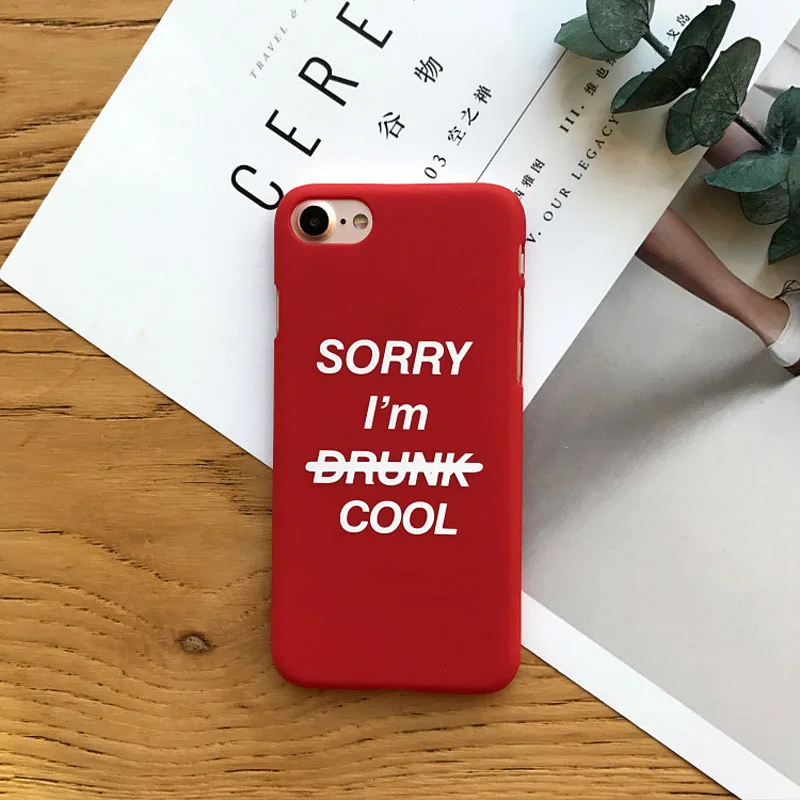 Чехол-накладка для iPhone 6 6S 6Plus 7 8 ультратонкий из ТПУ с надписью | Мобильные