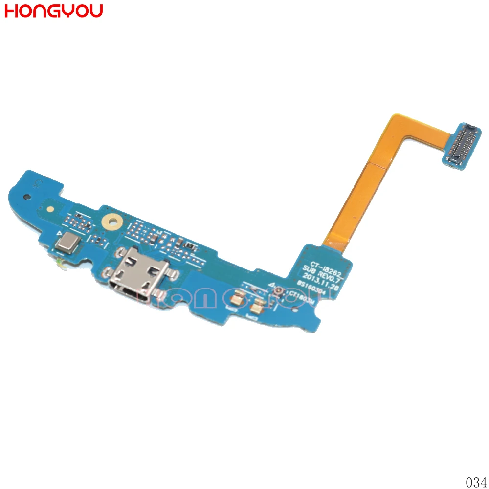 Usb разъем для зарядки док-станция разъем гибкий кабель с микрофоном для samsung Galaxy Core I8262 I8260