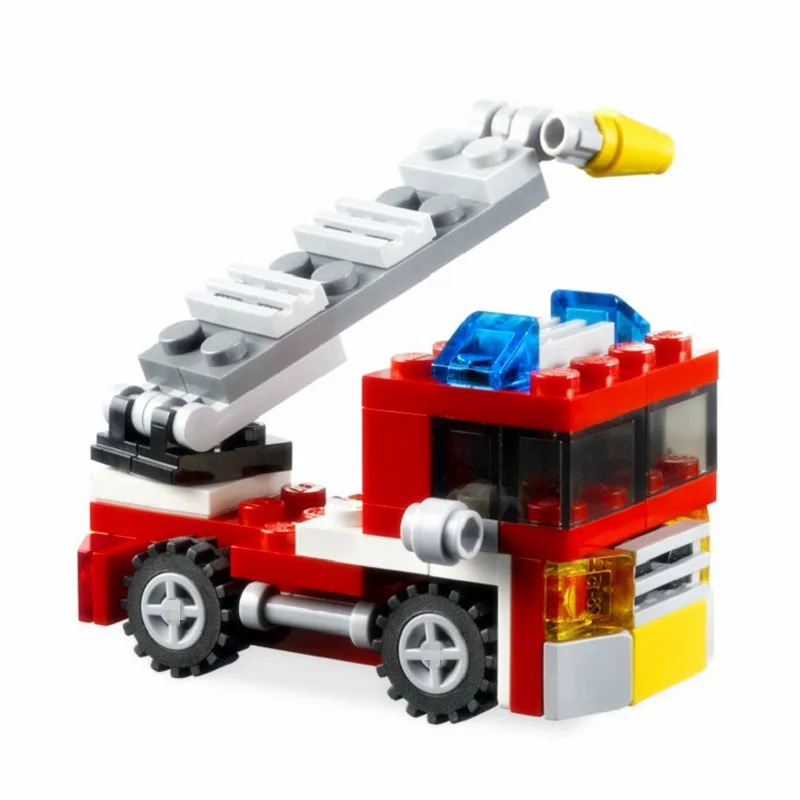 DECOOL Mini 3 в 1 Набор строительных блоков Speeder Детские модели детские игрушки