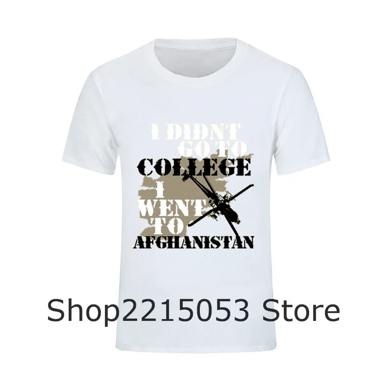 Я не учился в колледж я армейской армии Мужская футболка с аниме Япония короткая