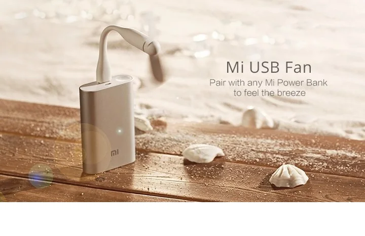 Xiaomi Mijia Портативный USB вентилятор гибкий USB Вентилятор Кулер для банка питания ноутбука ноутбук гибкий вентилятор