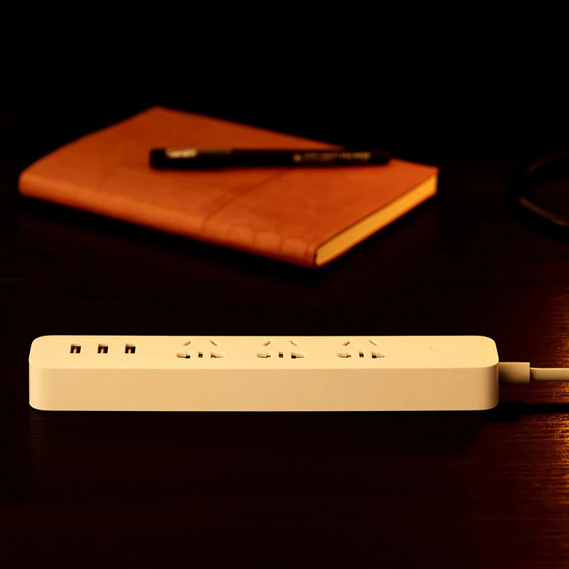 Умная Wi Fi Лента Xiaomi Qingmi оригинальный удлинитель с 3 портами USB быстрая зарядка 5