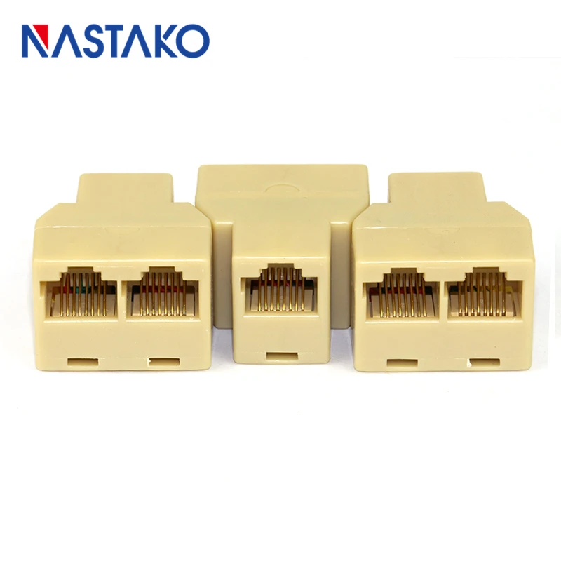 5 шт. CAT5 Cat5e RJ45 Сплиттер разъем Cat5 кабель сплиттер адаптер 8Pin сетевой модульный