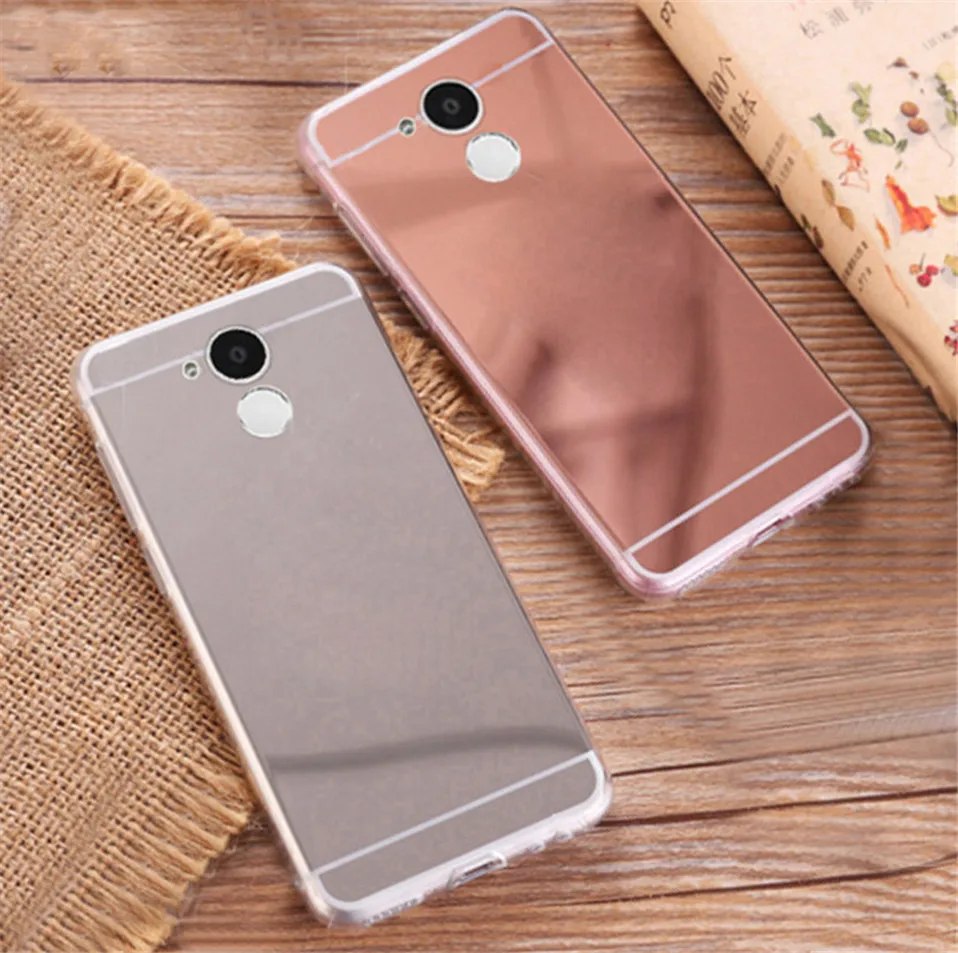 Зеркальный гальванический чехол-бампер чехол для huawei P20 Pro P8 lite P9 рlus Honor 9 G9 Lite 2017 P10