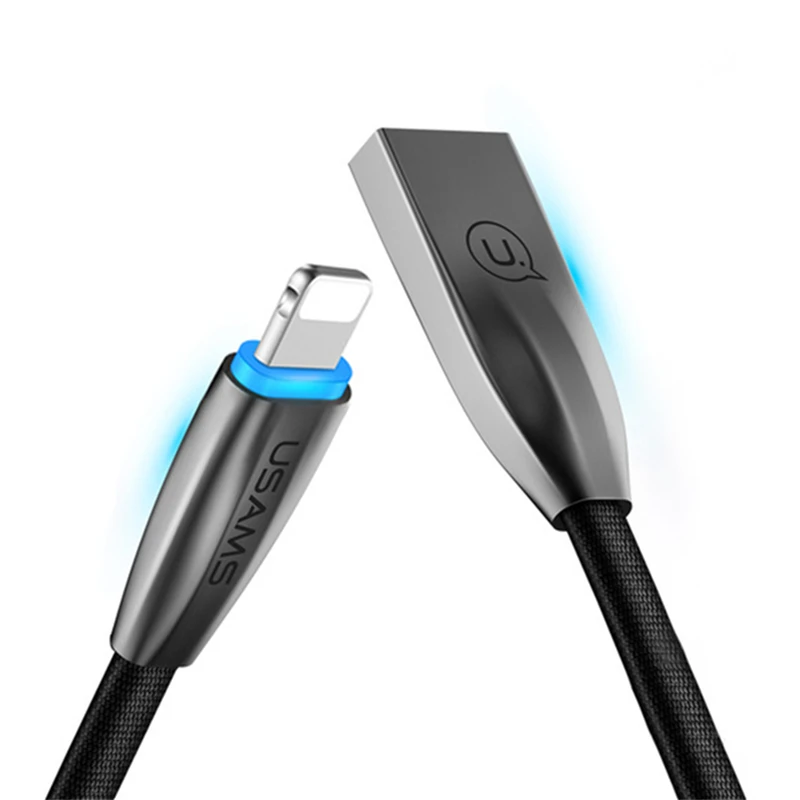 USB кабель со светодиодным смарт индикатором для синхронизации данных и зарядки