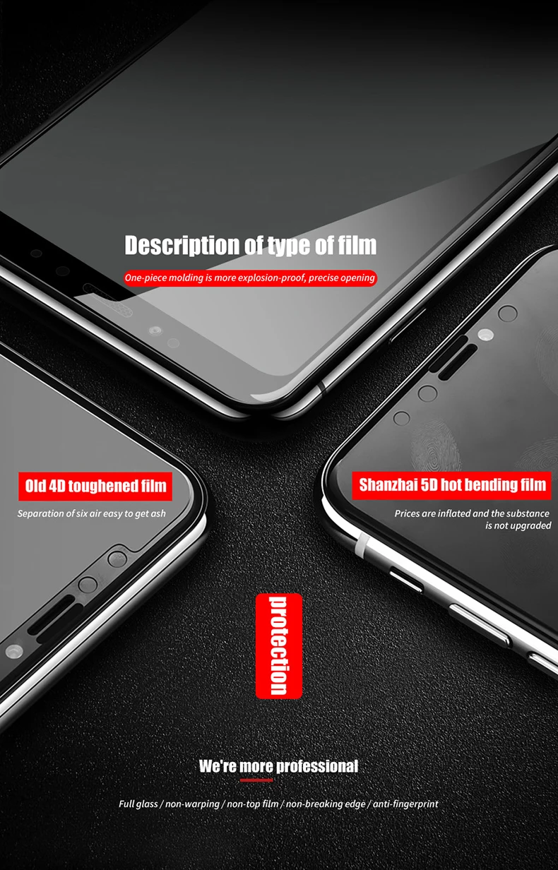 5D полное покрытие из закаленного стекла для Xiao mi x3 mi 5X 6X mi 8 Lite mi 8 SE F1 Защита экрана для Red mi Note 4X6 6A Note 5 6 Pro S2