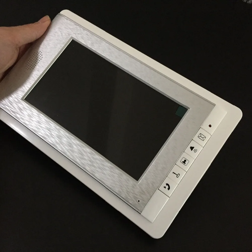 Проводной видеодомофон с ЖК дисплеем 1V2 7 дюймов TFT LCD визуальный динамик система