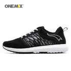 ONEMIX Новая мужская спортивная обувь для мужчин, дышащие спортивные кроссовки, Черная спортивная обувь, уличные Прогулочные кроссовки, бесплатная доставка
