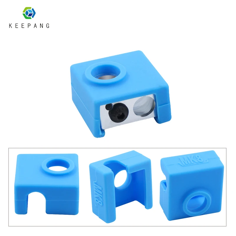 MK8 защитный силиконовый чехол для носков, чехол для 3D-принтера Makerbot, экструдер, высокая термостойкость