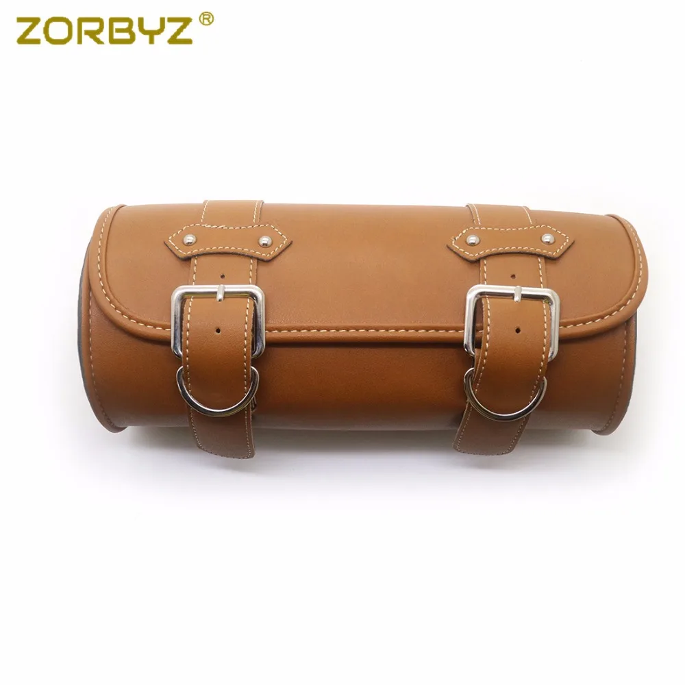 ZORBYZ мотоциклетная желтая сумка из искусственной кожи седло Боковая Сумка для
