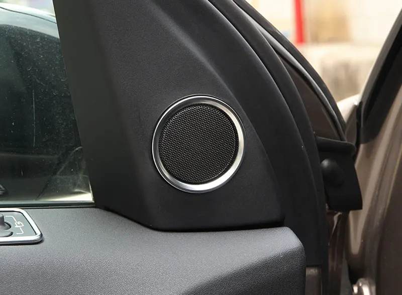 For Land Rover Discovery Sport 2015 2016 Accessories Door Speaker Ring Trim Sticker ABS Matte Chrome Car Styling | Автомобили и