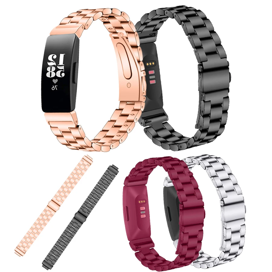 Сменный металлический ремешок для часов из нержавеющей стали Fitbit Inspire Браслет