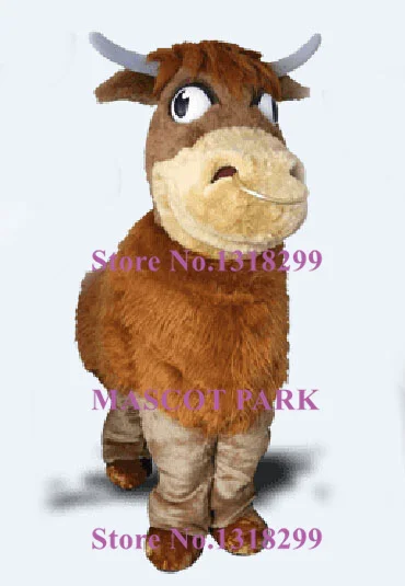 

mascot Two Person Funny Cattle Cow Mascot Costume Professional Custom Bull Ox Theme Animal Cosplay Costumes carnival Fancy Dress
