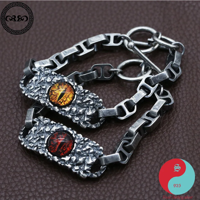 Греческий браслет evil eye Pure S95 Стерлинговое Серебро турецкий мужские ювелирные