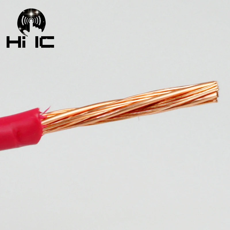 2 квадратных 4N OFC бескислородная медная колонка провод Hi Fi аудиосигнал кабельные