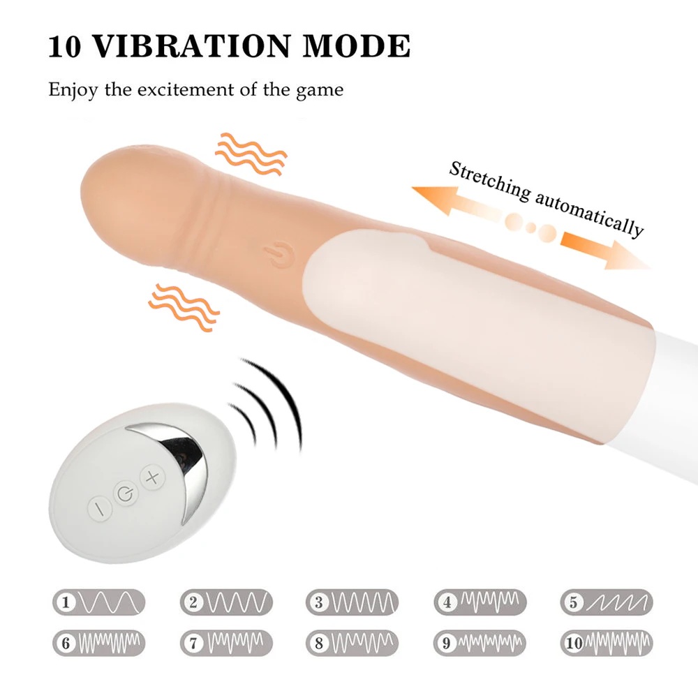 Фаллоимитатор вибратор увеличитель мужского пениса 10 скоростей зарядки