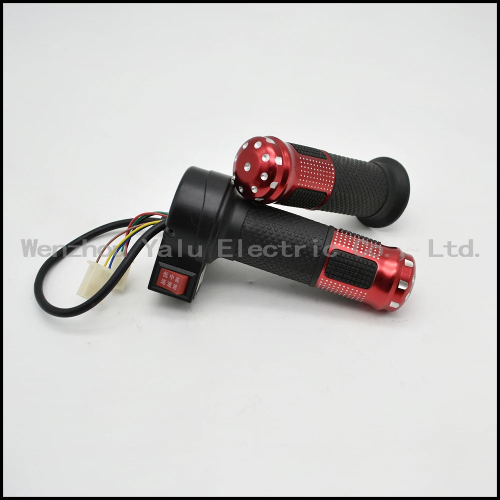 22mm electric bicycle speed control color aluminum alloy turn high low and three acceleration throttle handle | Спорт и развлечения