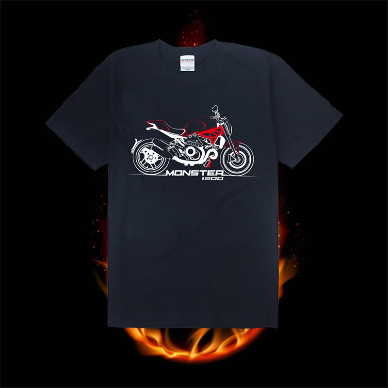 KODASKIN мотоциклетная футболка футболки мужские Топы И Футболки для Ducati Monster