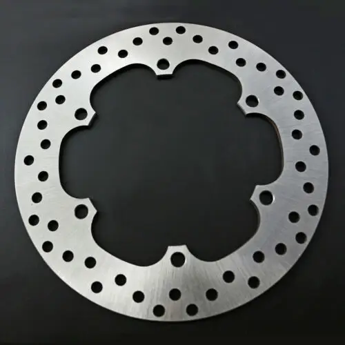 Chrome диск переднего тормоза мотоцикла Rotor для Honda VFR400 VF500 FJS400 FJS600 Silverwing|Тормозные