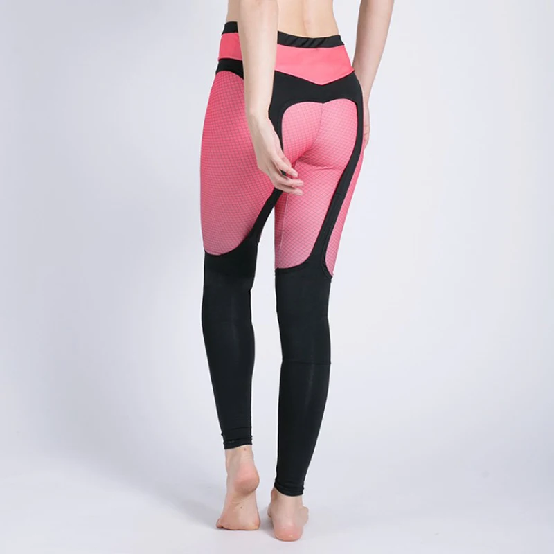 Sexy Hip Fitness Yoga Sport Pants Push Up Women Gym Running Leggings jegging Tights High Waist print Joggers Trousers | Спорт и