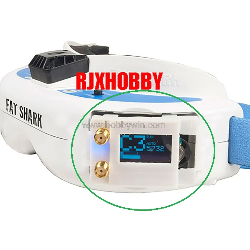 Интегрированная крышка приемника разнесенных сигналов X2P для очков Fat Shark FPV