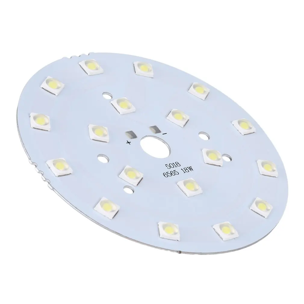 18 Вт 100 мм диаметр чистый белый LED SMD 6565 светильник алюминиевая Базовая пластина